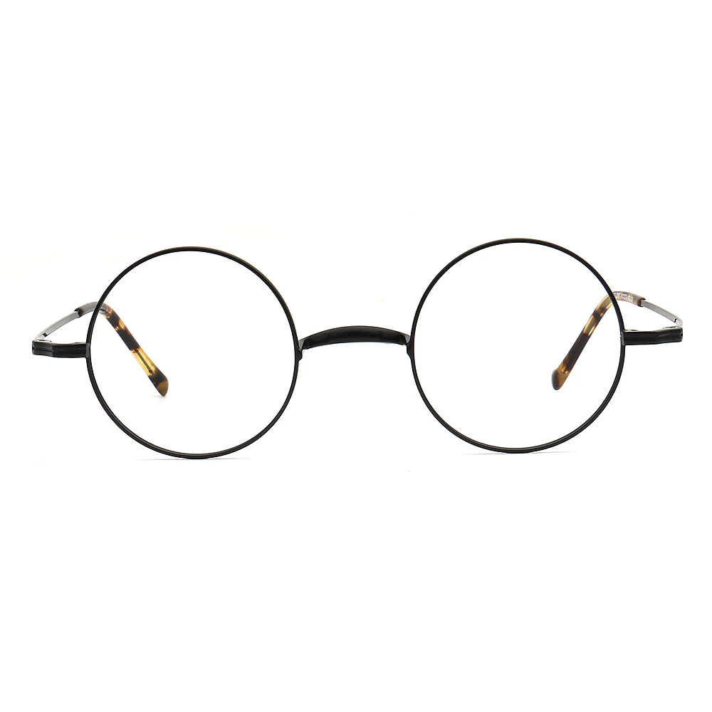 Madison | Retro Round Titanium Glasses Frames - Image 8