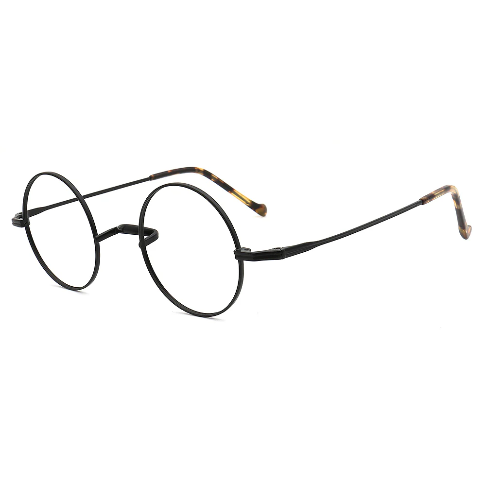Madison | Retro Round Titanium Glasses Frames - Image 9