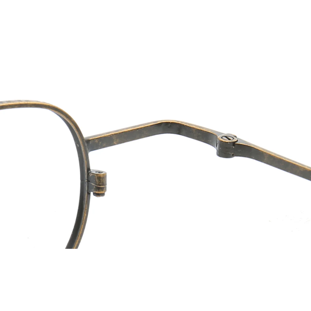 Lance | Retro Nerd Style Metal Eyeglasses | Thin Lightweight Unisex Glasses Frames - Image 12