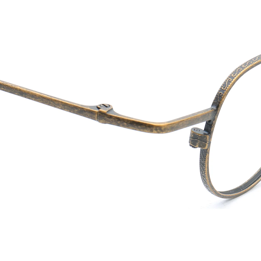 Lance | Retro Nerd Style Metal Eyeglasses | Thin Lightweight Unisex Glasses Frames - Image 13