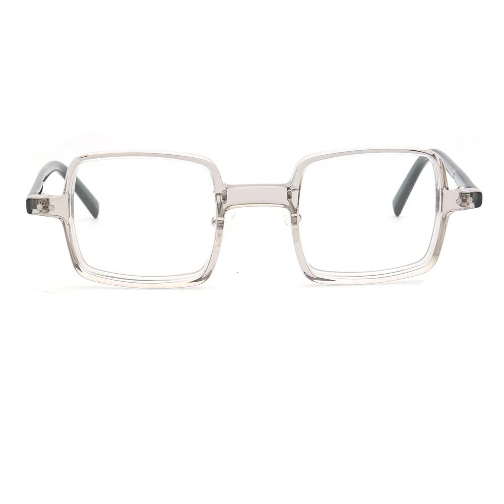 Laurence | Mens Square Full Rim Eyeglasses | Light Tortoise Shell Matte Eyewear Frames Online - Image 10