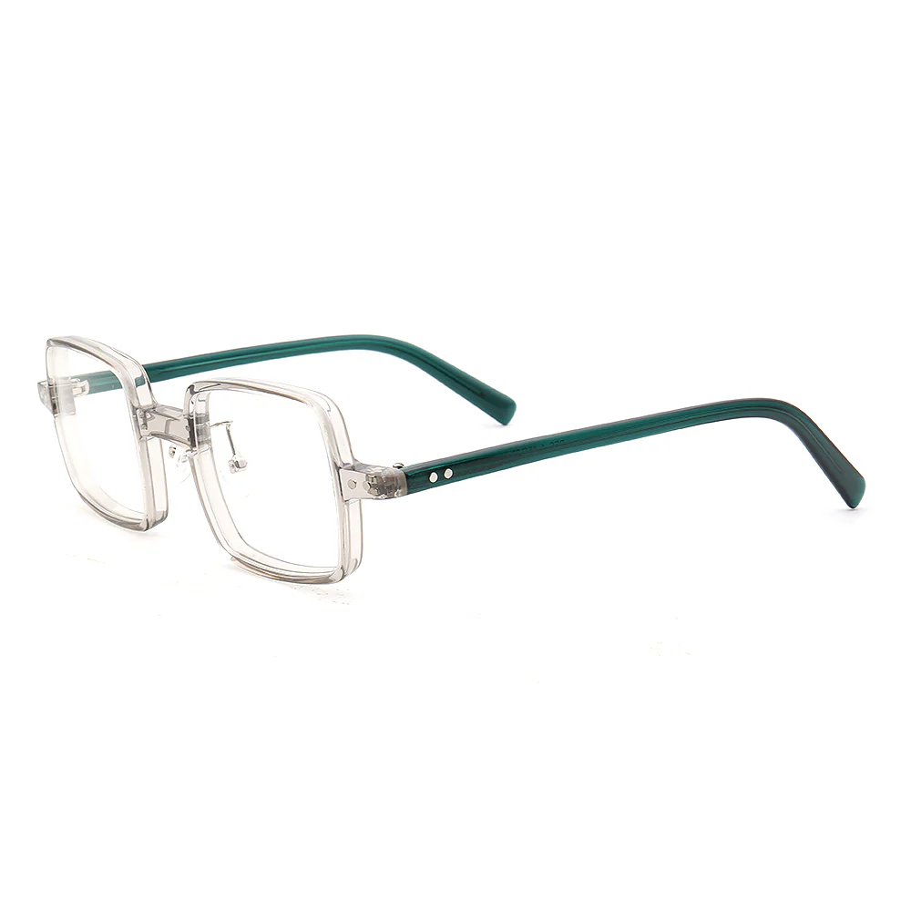 Laurence | Mens Square Full Rim Eyeglasses | Light Tortoise Shell Matte Eyewear Frames Online - Image 11