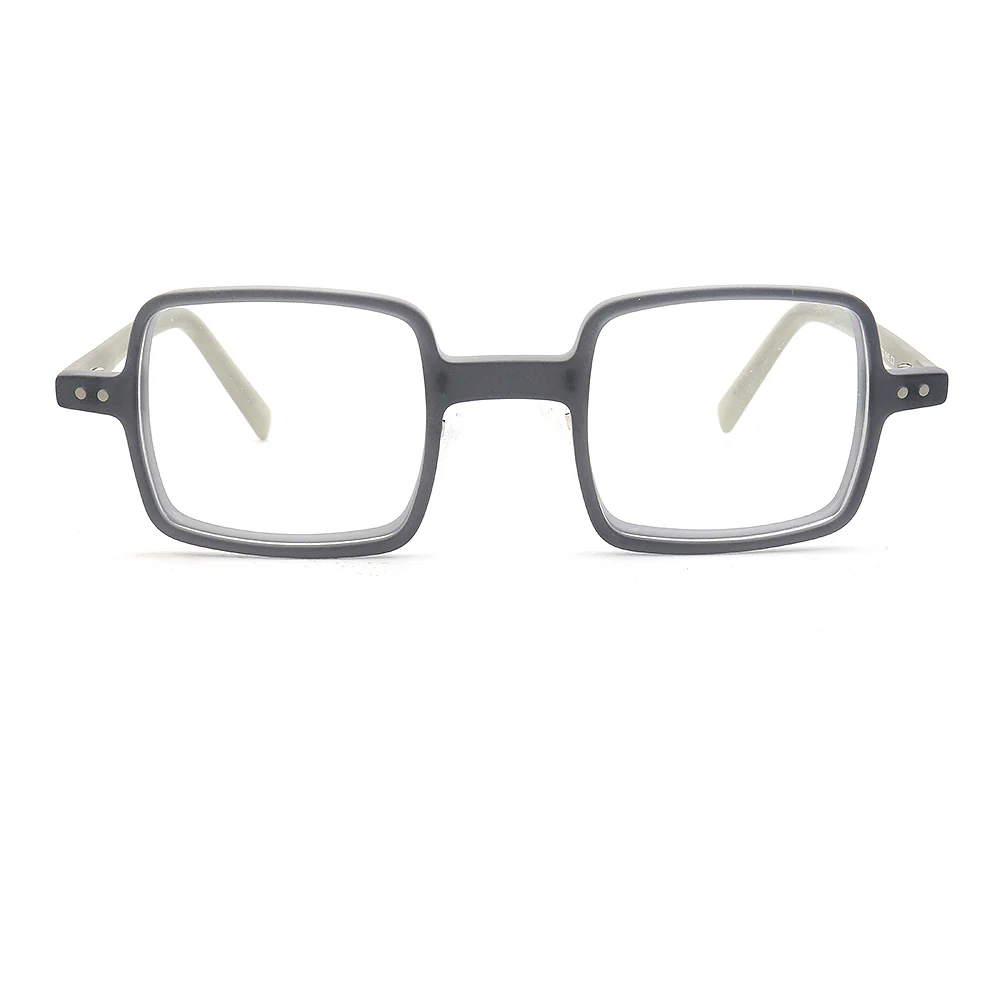 Laurence | Mens Square Full Rim Eyeglasses | Light Tortoise Shell Matte Eyewear Frames Online - Image 6