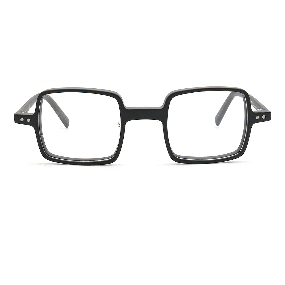 Laurence | Mens Square Full Rim Eyeglasses | Light Tortoise Shell Matte Eyewear Frames Online - Image 8
