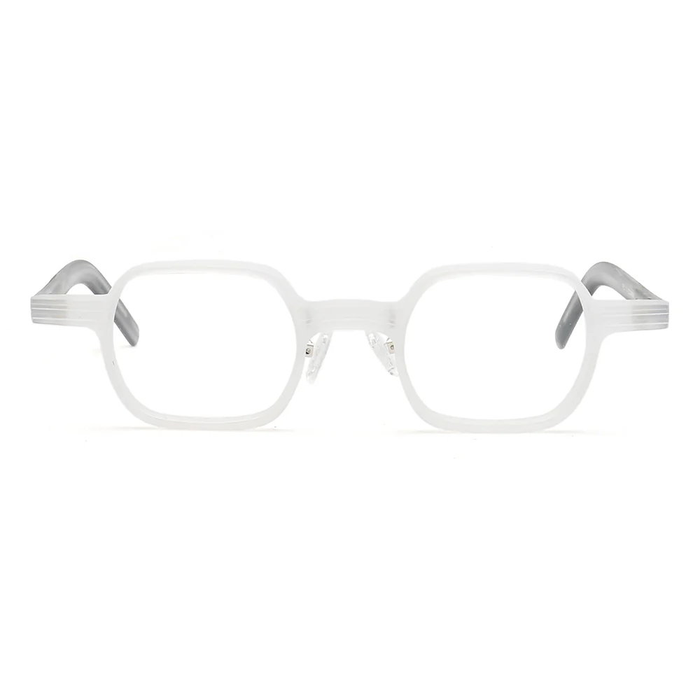 Renew | Modern Square Full Rim Acetate Glasses | Patterned Tortoise Shell Eyewear Frames - Image 11