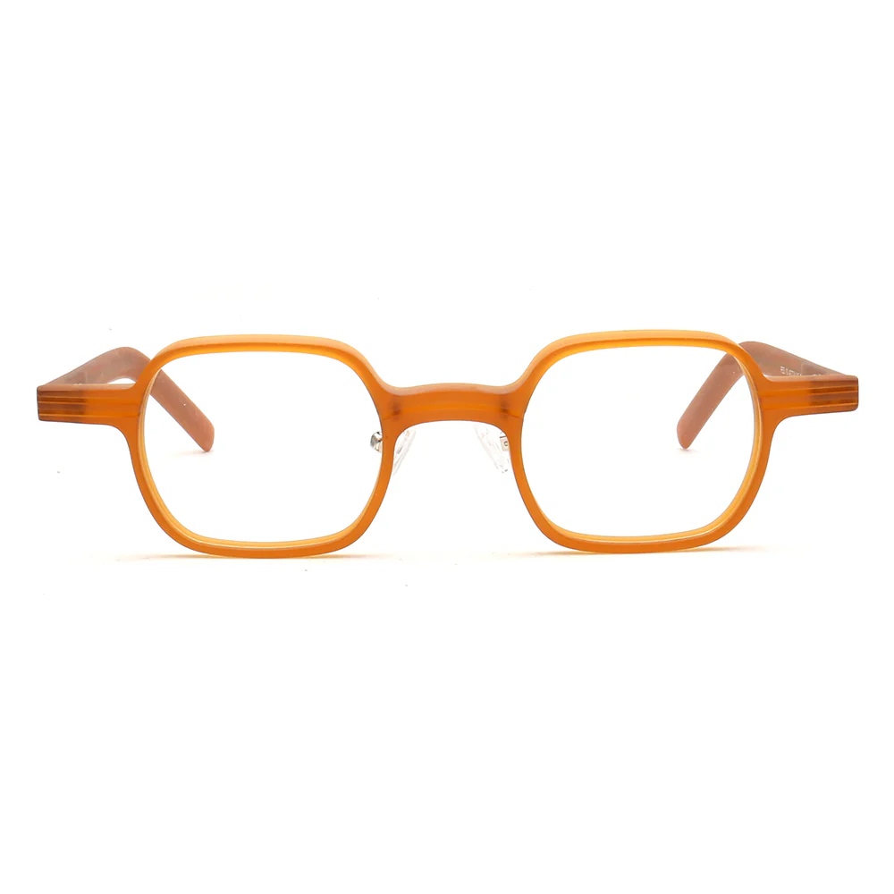 Renew | Modern Square Full Rim Acetate Glasses | Patterned Tortoise Shell Eyewear Frames - Image 3