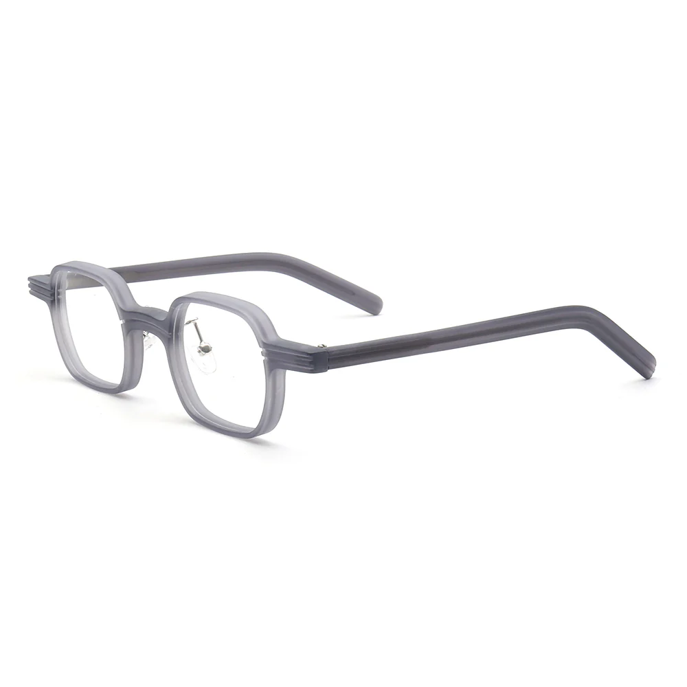 Renew | Modern Square Full Rim Acetate Glasses | Patterned Tortoise Shell Eyewear Frames - Image 8