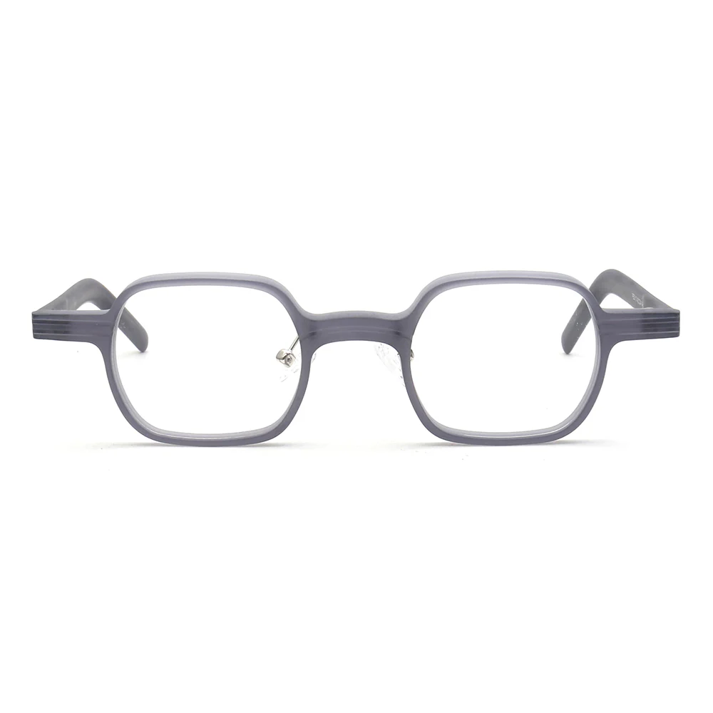 Renew | Modern Square Full Rim Acetate Glasses | Patterned Tortoise Shell Eyewear Frames - Image 9