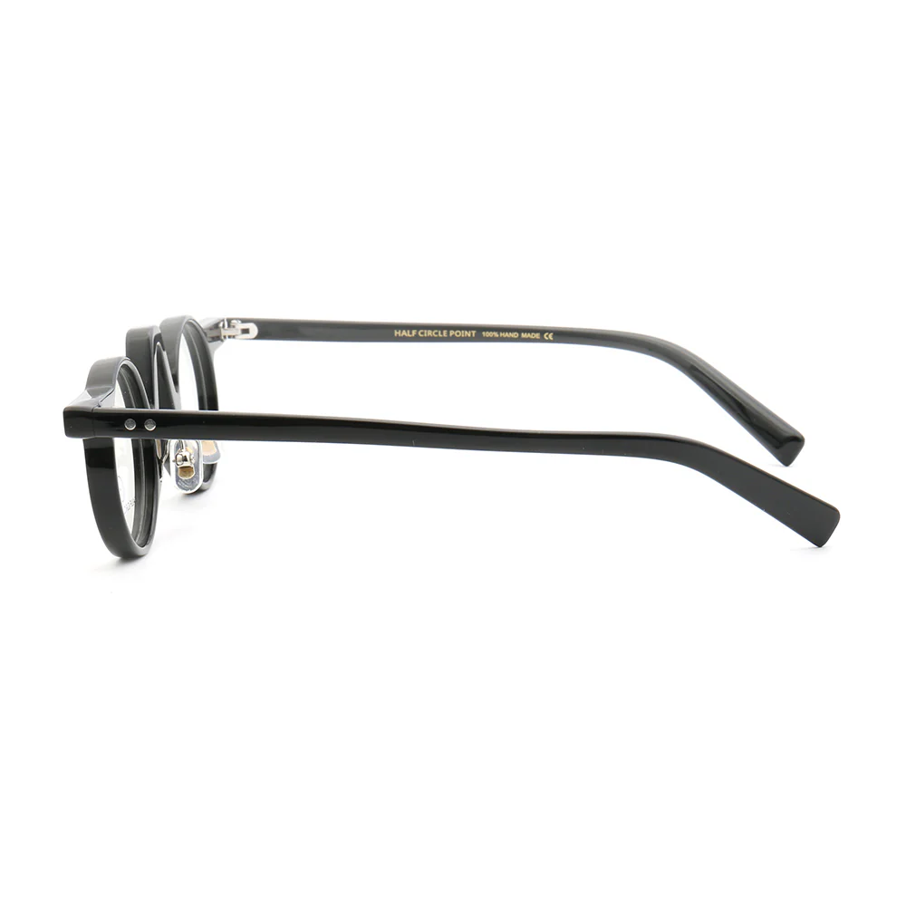 Central | Retro Round Tortoise Shell Eyeglasses | Unisex Hipster Nerd Style Glasses Frames - Image 12