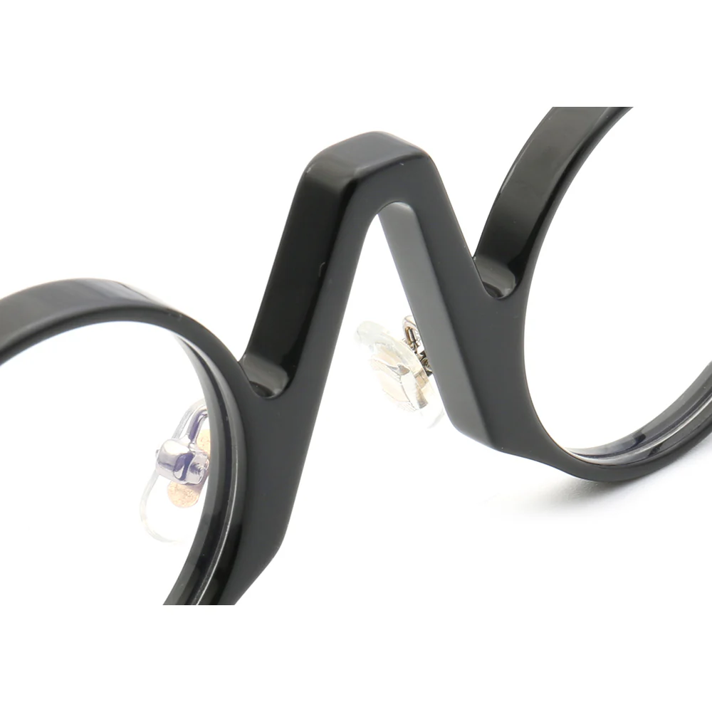 Central | Retro Round Tortoise Shell Eyeglasses | Unisex Hipster Nerd Style Glasses Frames - Image 15