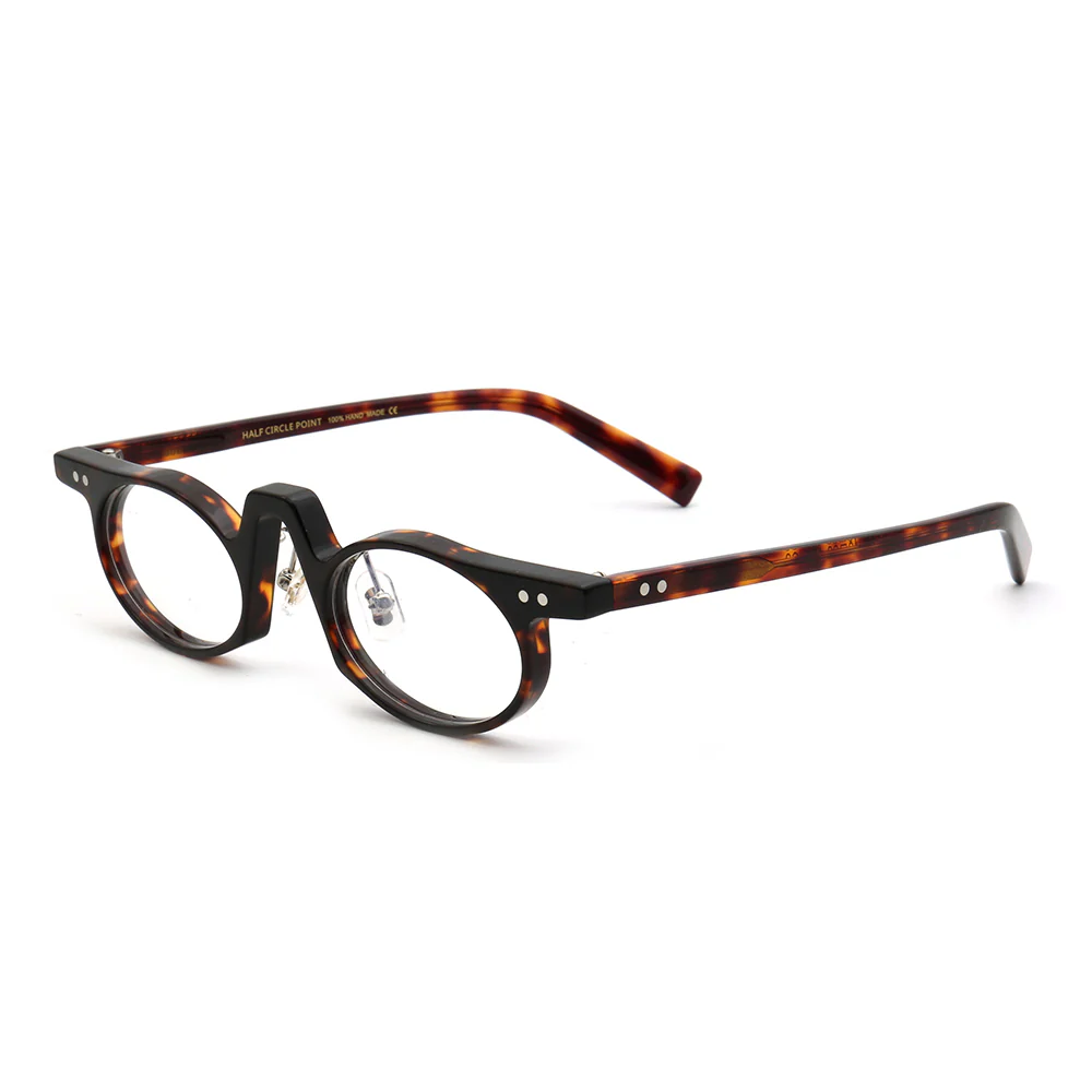 Revive | Retro Oval Eyeglasses for Men | Womens Tortoise Shell Funky Glasses Frames - Image 4
