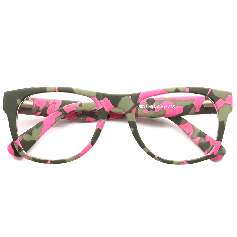 Spencer | Modern Camo Patterned Acetate Eyeglass Frames  | Square Mens Camouflage Glasses Online - Image 13