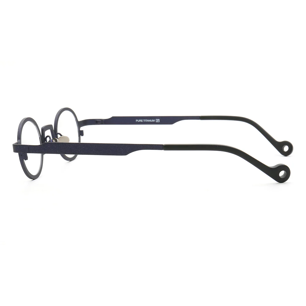 Leroy | Lightweight Round Multicolor Titanium Eyeglasses | Circular Full Rim Frame - Image 11