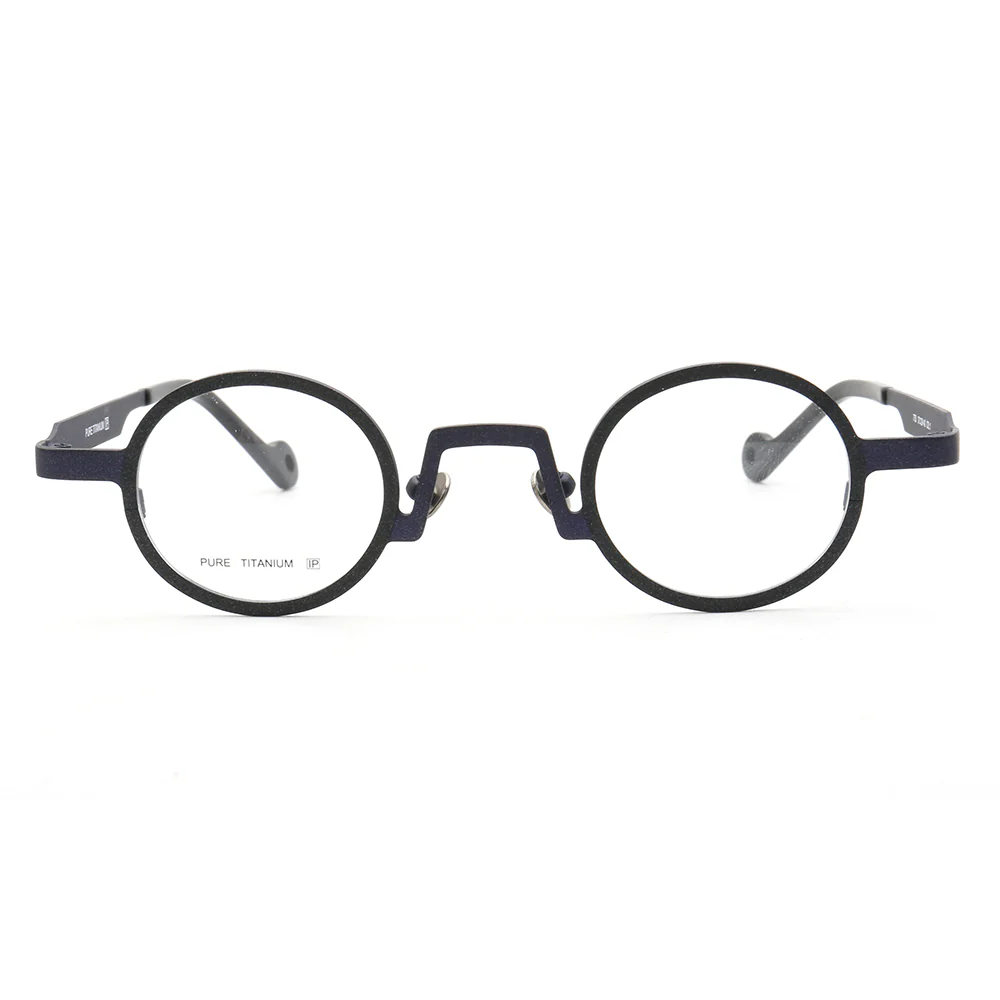 Leroy | Lightweight Round Multicolor Titanium Eyeglasses | Circular Full Rim Frame - Image 4