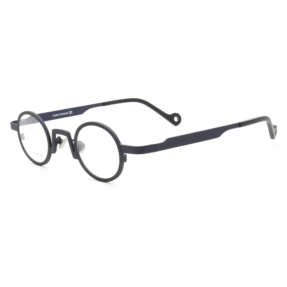 Leroy | Lightweight Round Multicolor Titanium Eyeglasses | Circular Full Rim Frame - Image 5