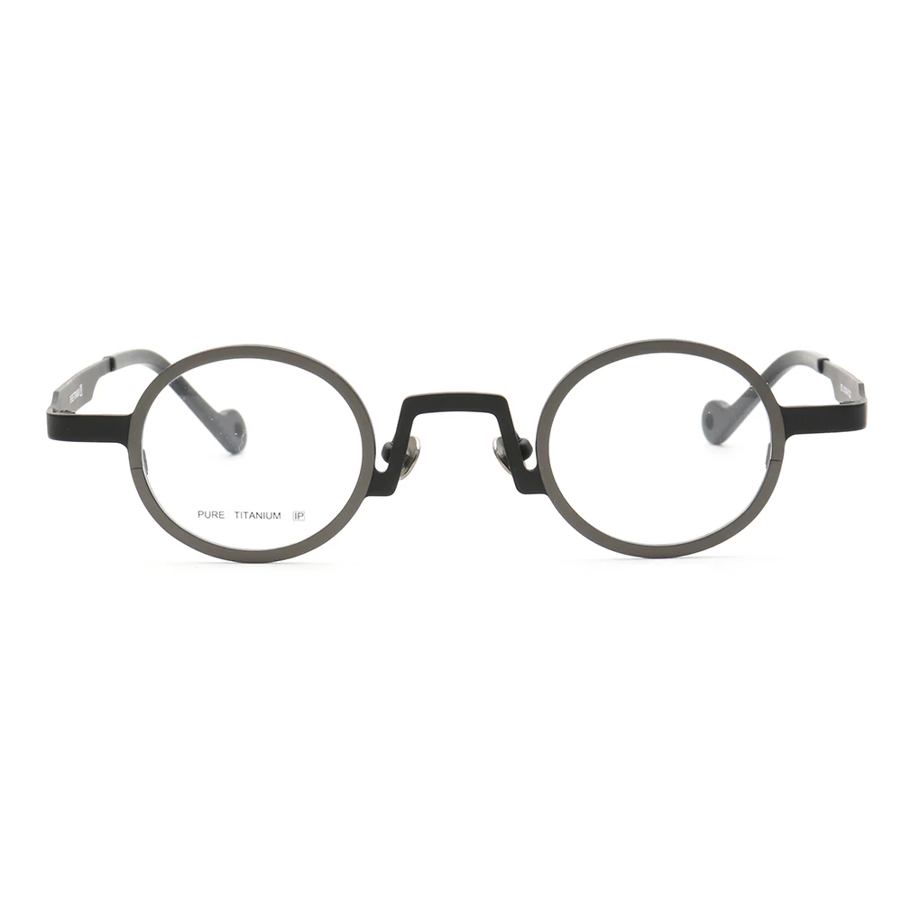 Leroy | Lightweight Round Multicolor Titanium Eyeglasses | Circular Full Rim Frame - Image 6