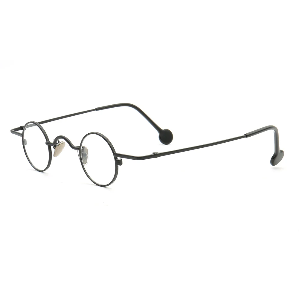 Jefferson | Geek Style Full Rim Metal Eyeglasses | Round Vintage Nerd Glasses Frames - Image 10