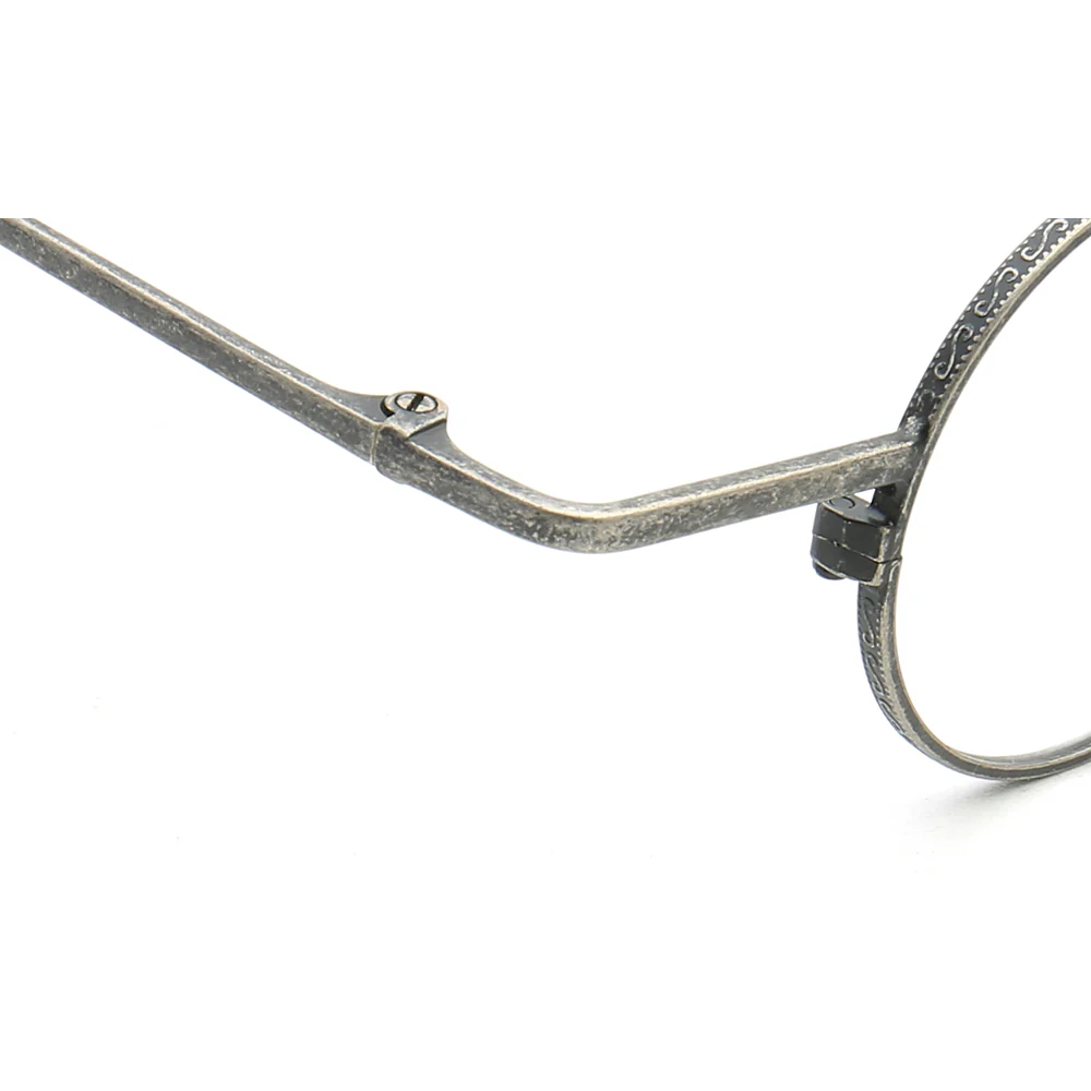 Jefferson | Geek Style Full Rim Metal Eyeglasses | Round Vintage Nerd Glasses Frames - Image 14