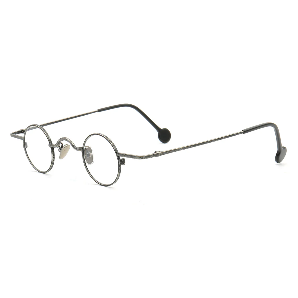 Jefferson | Geek Style Full Rim Metal Eyeglasses | Round Vintage Nerd Glasses Frames - Image 6