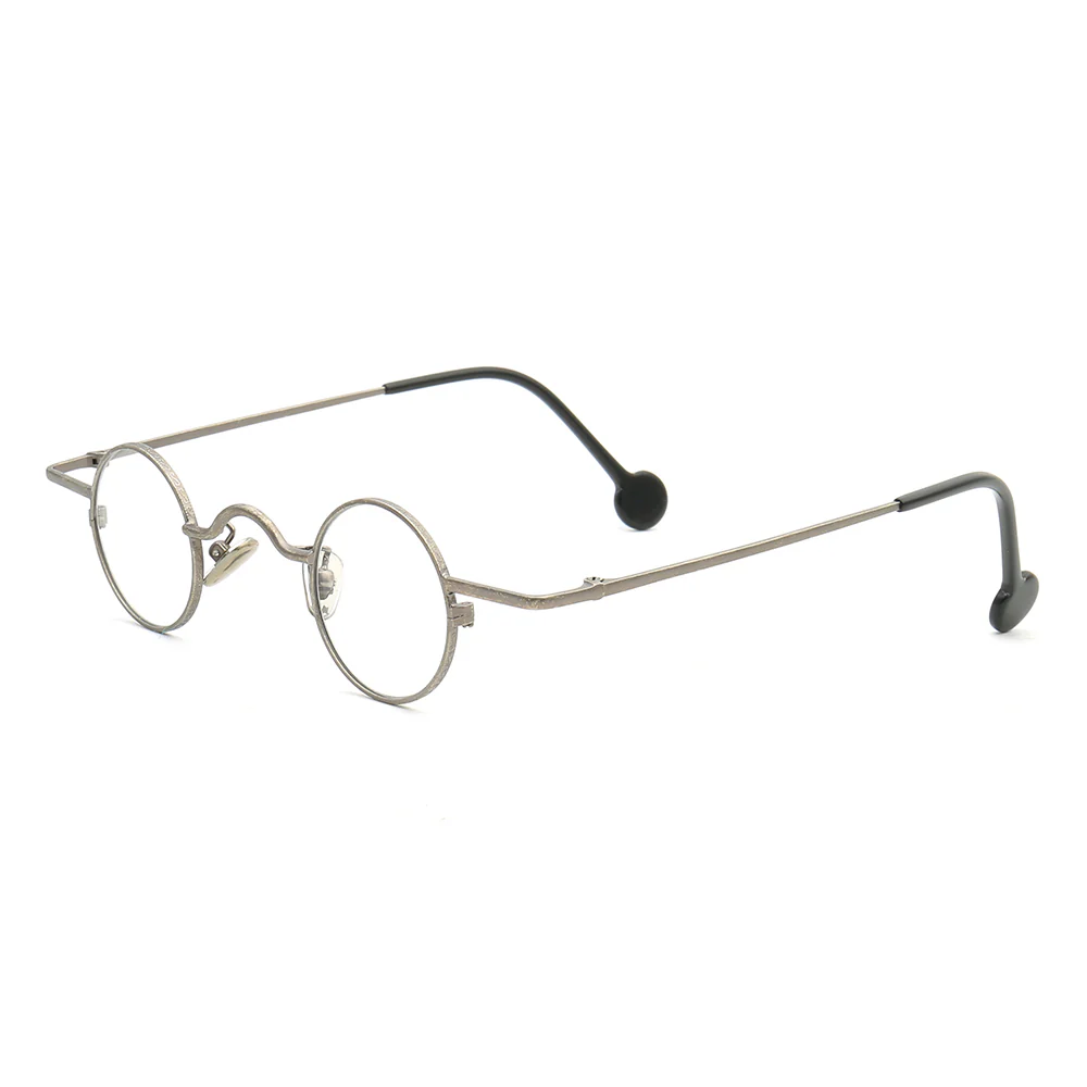 Jefferson | Geek Style Full Rim Metal Eyeglasses | Round Vintage Nerd Glasses Frames - Image 8