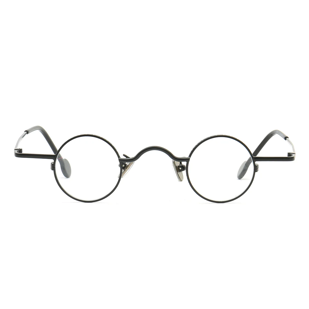Jefferson | Geek Style Full Rim Metal Eyeglasses | Round Vintage Nerd Glasses Frames - Image 9