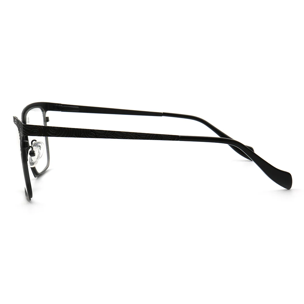 Aspen | Modern Square Stainless Steel Eyeglass Frames | Full Rim Durable Design - Image 15