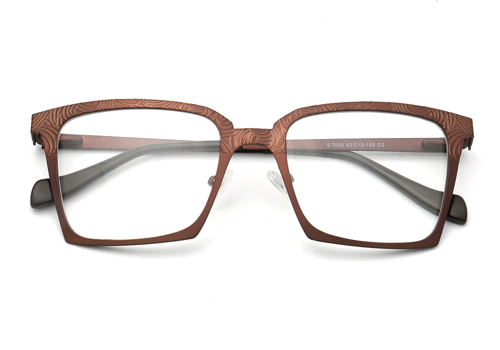 Aspen | Modern Square Stainless Steel Eyeglass Frames | Full Rim Durable Design - Image 4