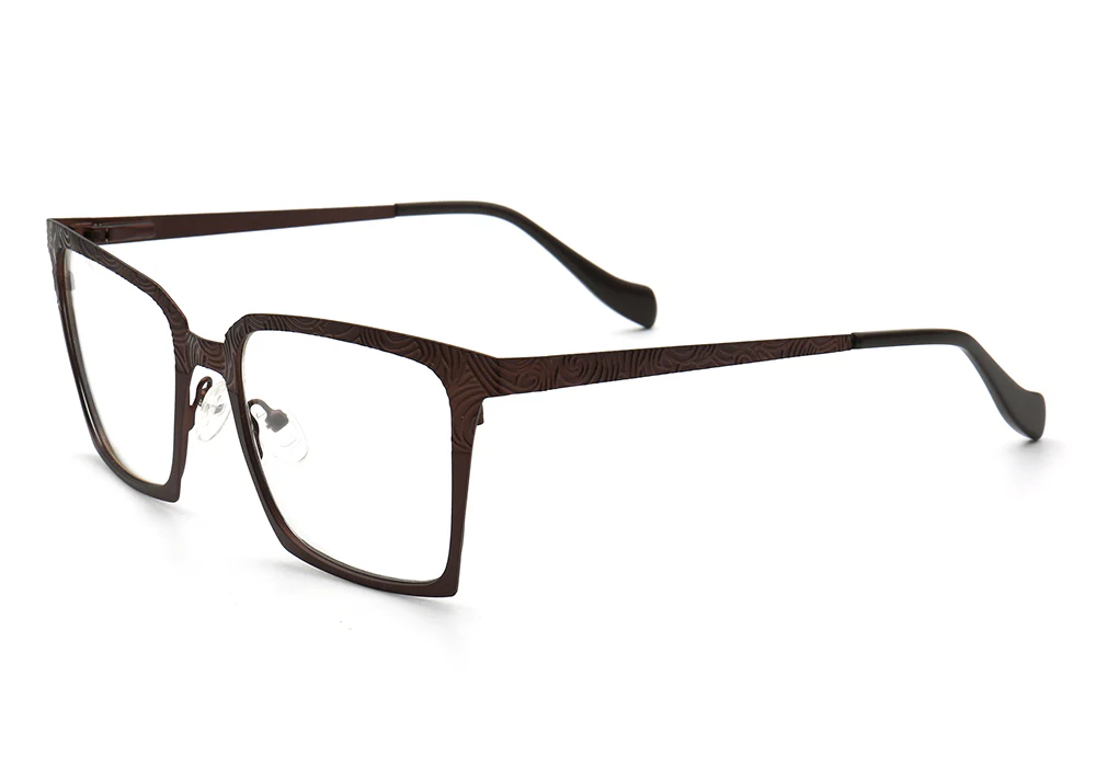 Aspen | Modern Square Stainless Steel Eyeglass Frames | Full Rim Durable Design - Image 5