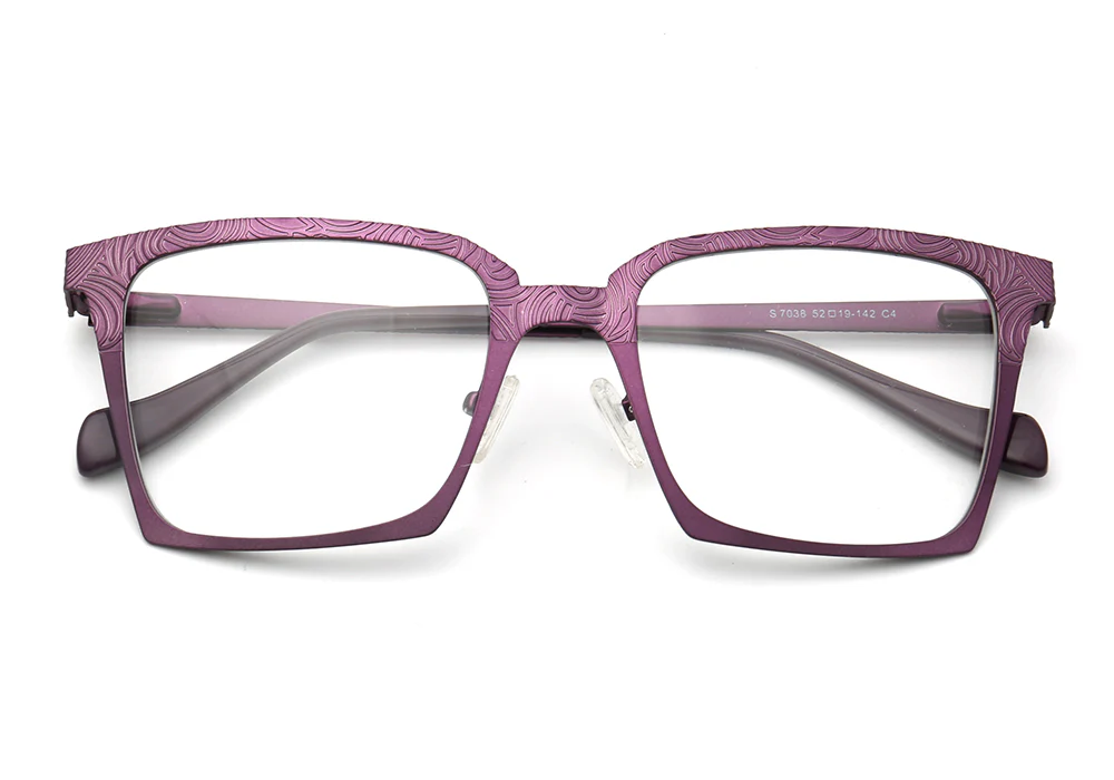 Aspen | Modern Square Stainless Steel Eyeglass Frames | Full Rim Durable Design - Image 8