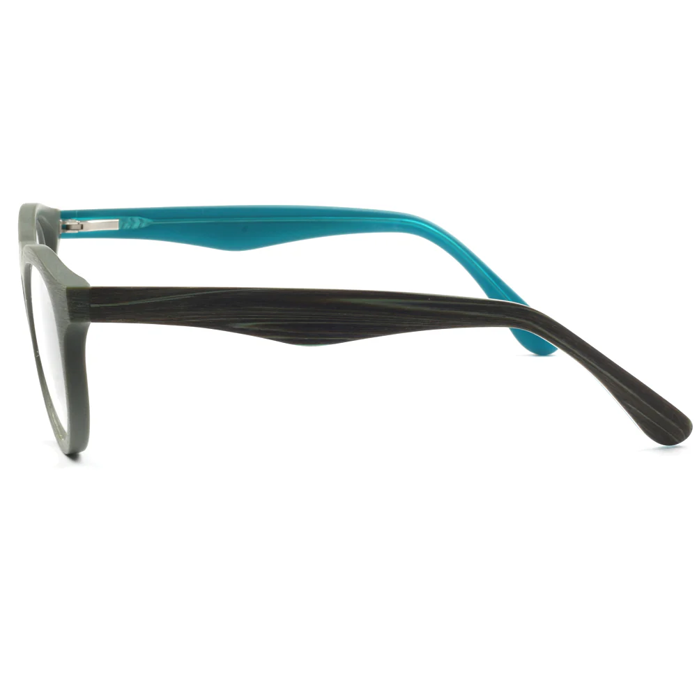 Brink | Two Toned Lightweight Acetate Eyeglasses | Round Full Rim Retro Glasses Frames Online - Image 14