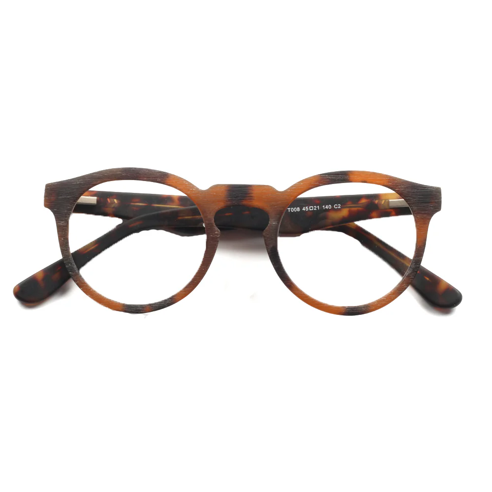 Brink | Two Toned Lightweight Acetate Eyeglasses | Round Full Rim Retro Glasses Frames Online - Image 15