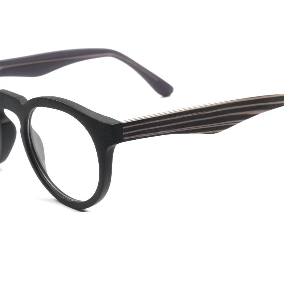 Brink | Two Toned Lightweight Acetate Eyeglasses | Round Full Rim Retro Glasses Frames Online - Image 19