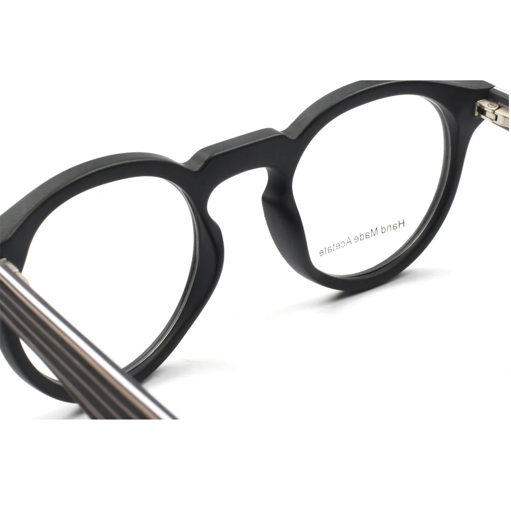 Brink | Two Toned Lightweight Acetate Eyeglasses | Round Full Rim Retro Glasses Frames Online - Image 20