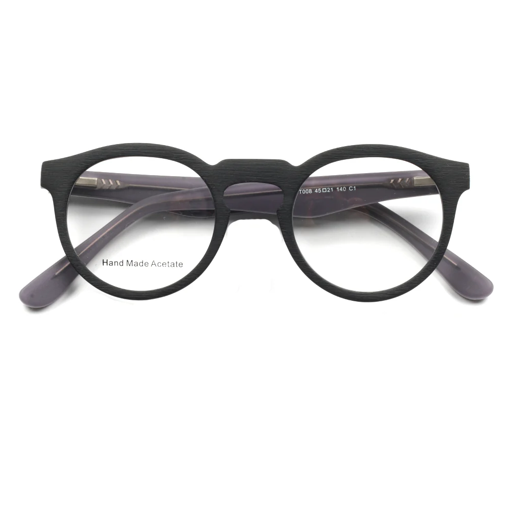 Brink | Two Toned Lightweight Acetate Eyeglasses | Round Full Rim Retro Glasses Frames Online - Image 3