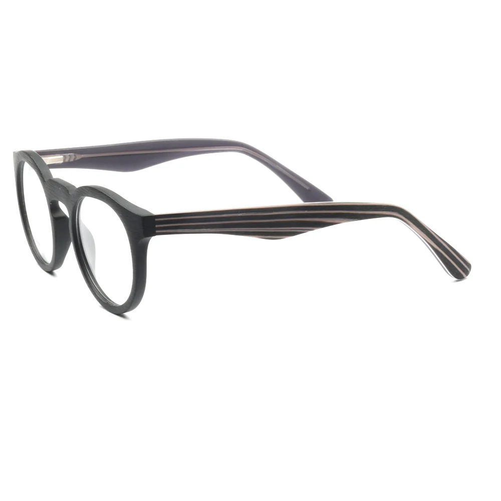 Brink | Two Toned Lightweight Acetate Eyeglasses | Round Full Rim Retro Glasses Frames Online - Image 4