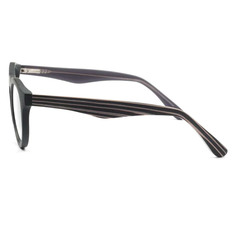 Brink | Two Toned Lightweight Acetate Eyeglasses | Round Full Rim Retro Glasses Frames Online - Image 5