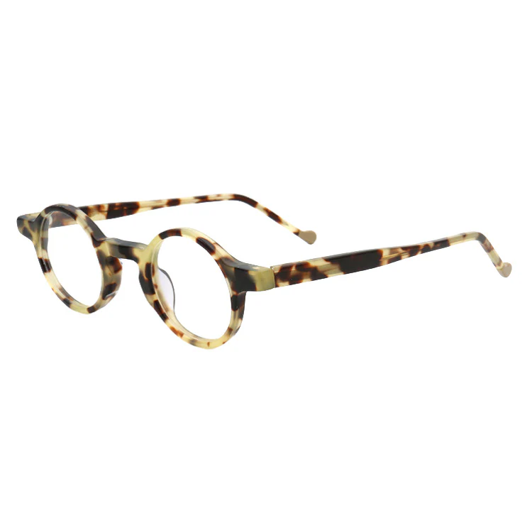 Crown | Mens & Womens Nerd Vintage Eyeglasses Round | Hipster Tortoise Retro Glasses Frames Online - Image 18