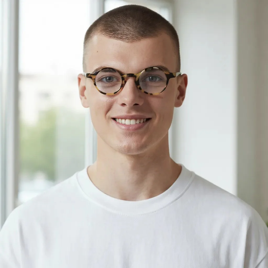 Crown | Mens & Womens Nerd Vintage Eyeglasses Round | Hipster Tortoise Retro Glasses Frames Online - Image 3