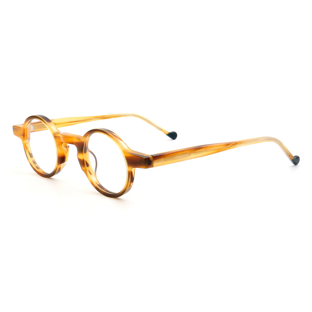 Crown | Mens & Womens Nerd Vintage Eyeglasses Round | Hipster Tortoise Retro Glasses Frames Online - Image 5