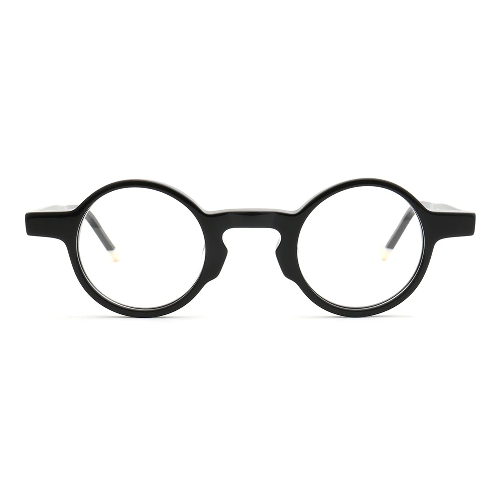 Crown | Mens & Womens Nerd Vintage Eyeglasses Round | Hipster Tortoise Retro Glasses Frames Online - Image 6