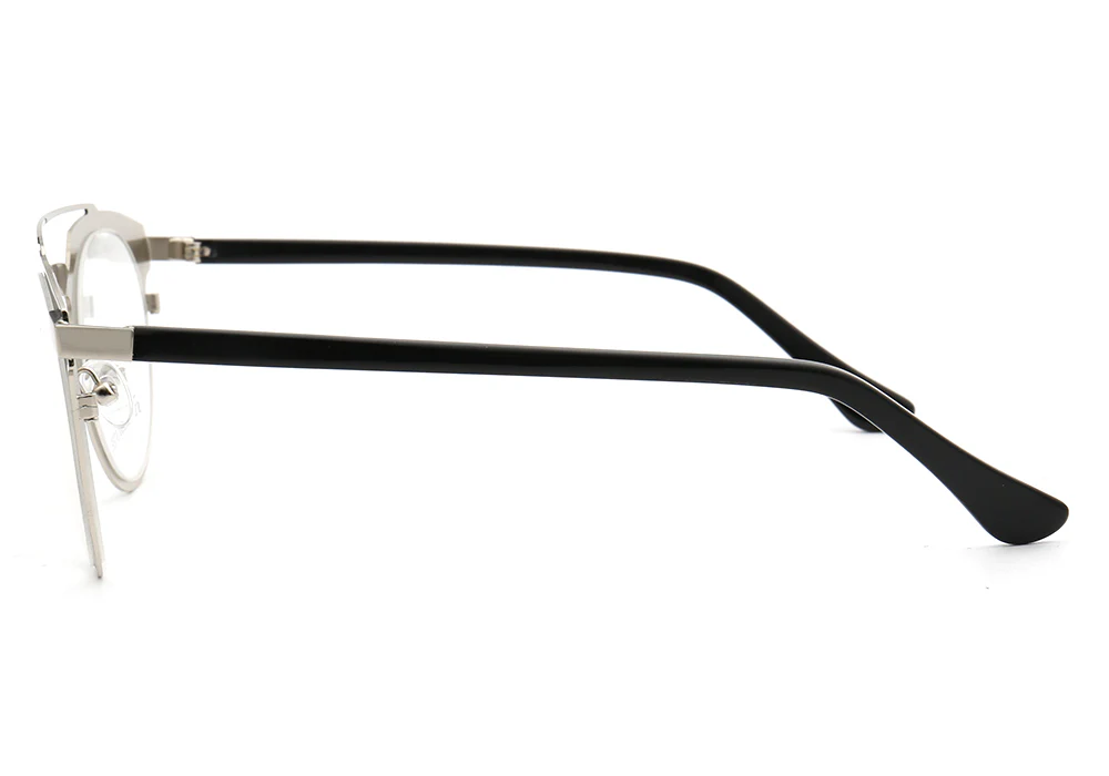 Faulkner | Round Mens Stainless Steel Glasses Frames | Double Bridge Womens Metal Eyeglasses Frames Vintage - Image 17