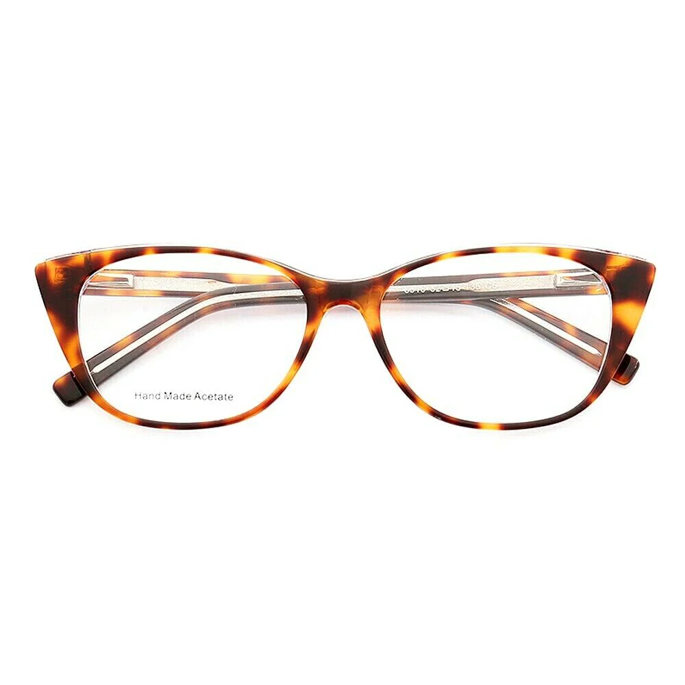 Priscilla | Lightweight Patterned Cat Eye Glasses For Women | Colorful Acetate Design - Image 7