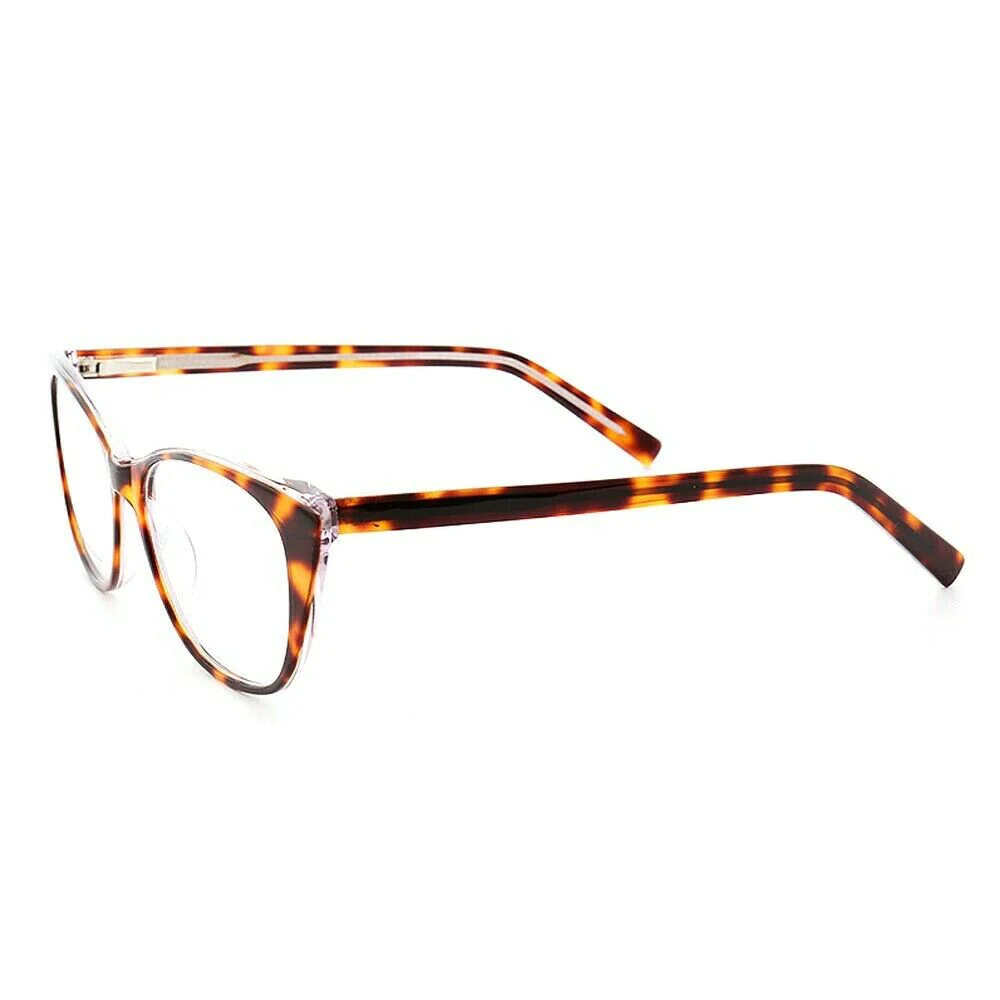 Priscilla | Lightweight Patterned Cat Eye Glasses For Women | Colorful Acetate Design - Image 8