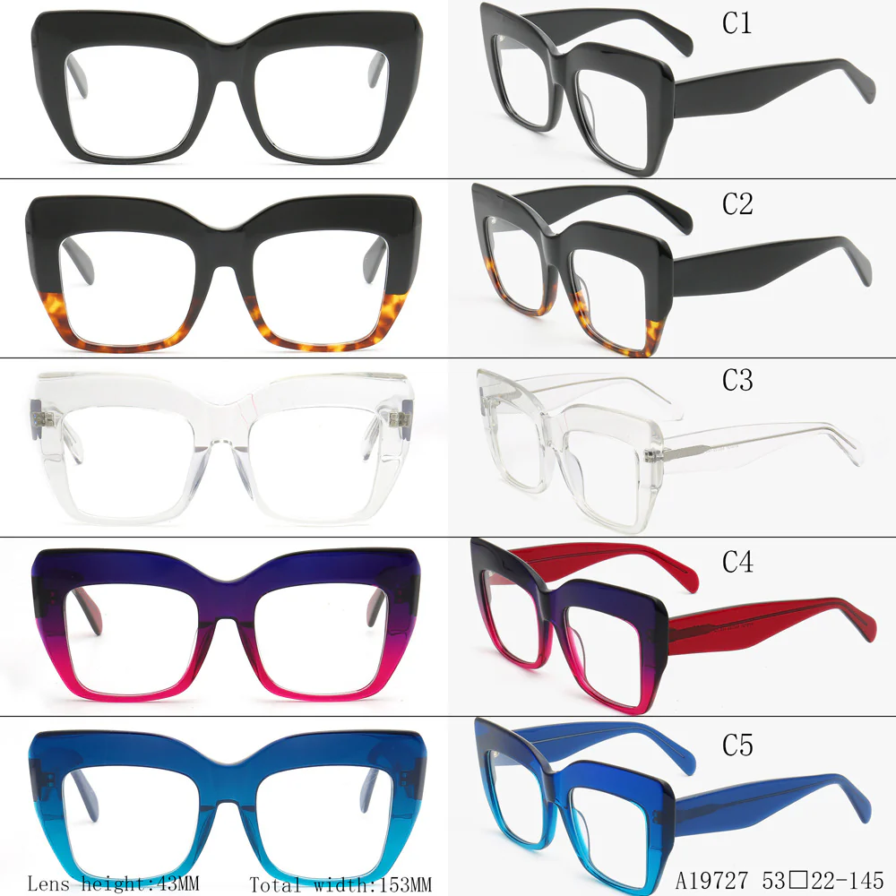 Vivian | Womens Oversized Butterfly Eyeglasses | Funky Square Optical Eyewear - Image 15