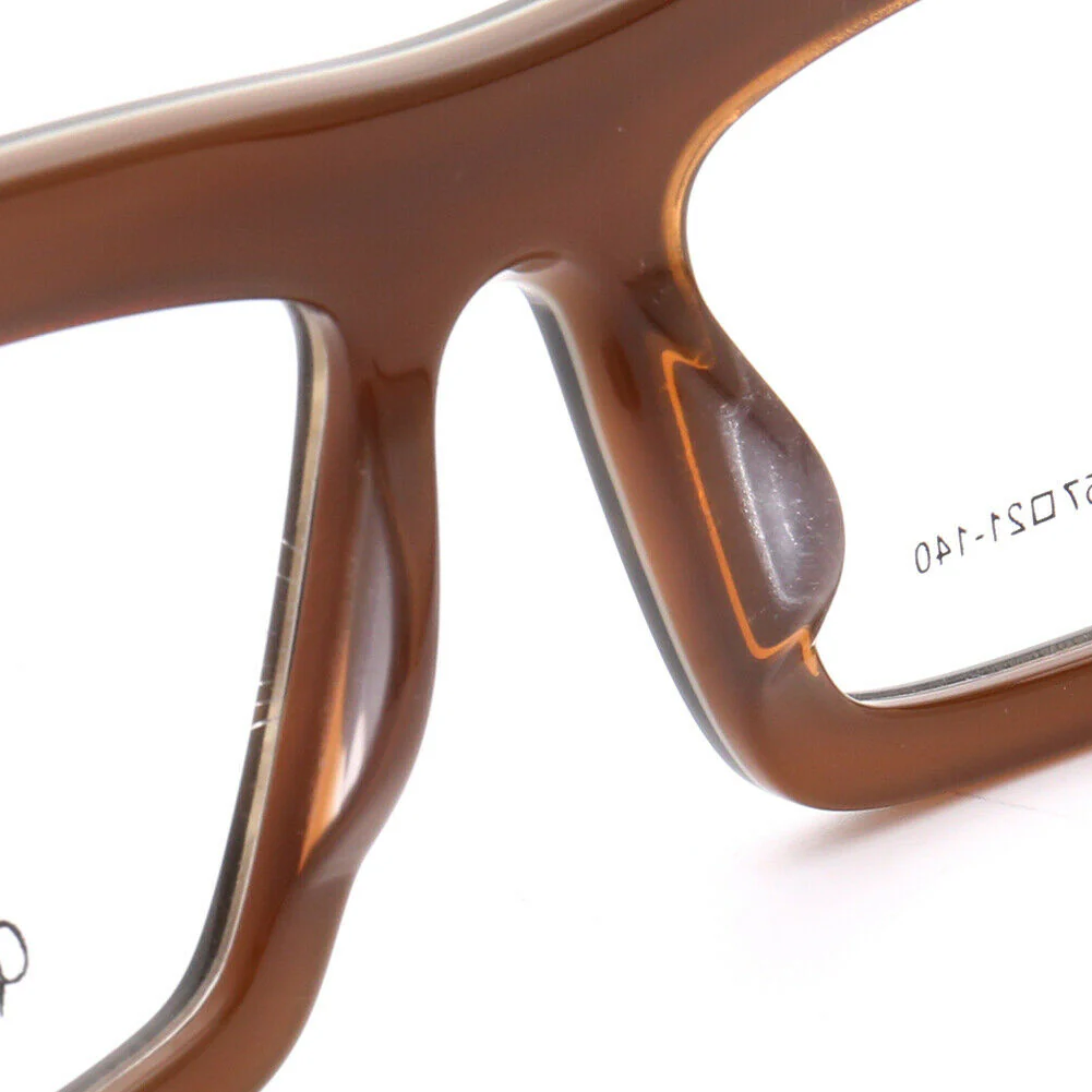 Garland | Retro Oversized Wooden Eyeglasses For Men & Women | Acetate Frame w/ Wood Temples - Image 10