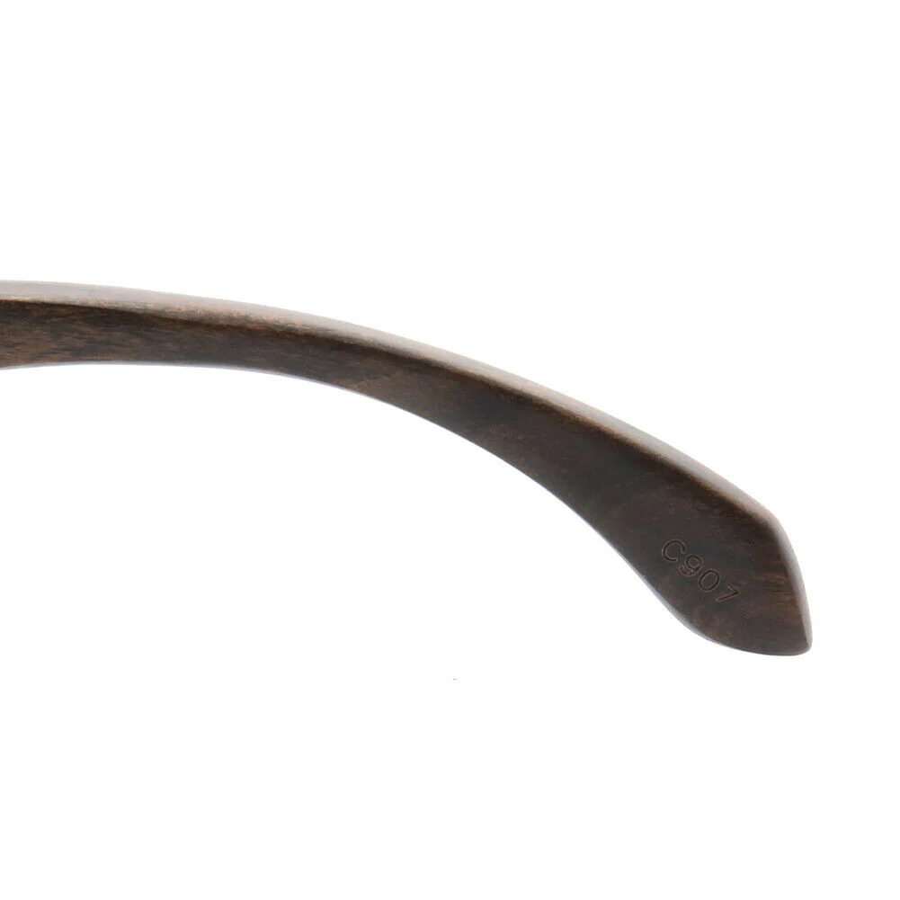 Garland | Retro Oversized Wooden Eyeglasses For Men & Women | Acetate Frame w/ Wood Temples - Image 12
